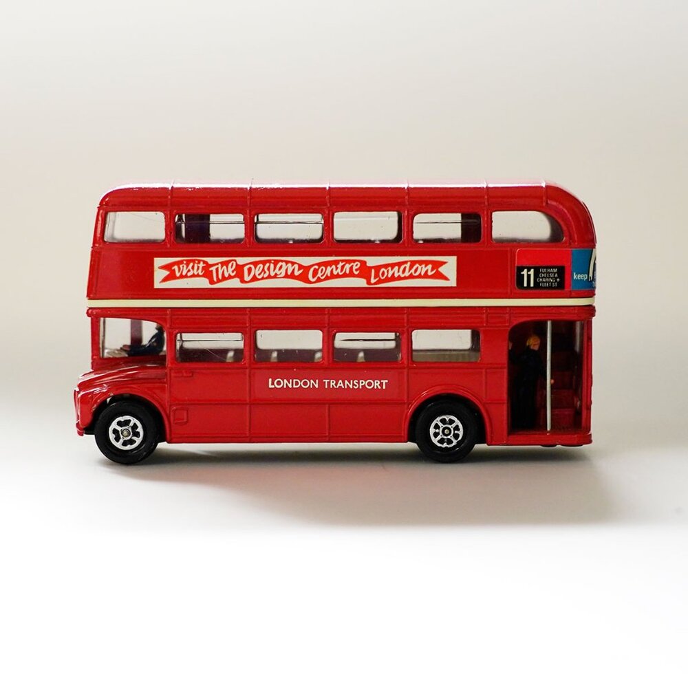 Vintage Routemaster, Die-cast London Double-decker bus,